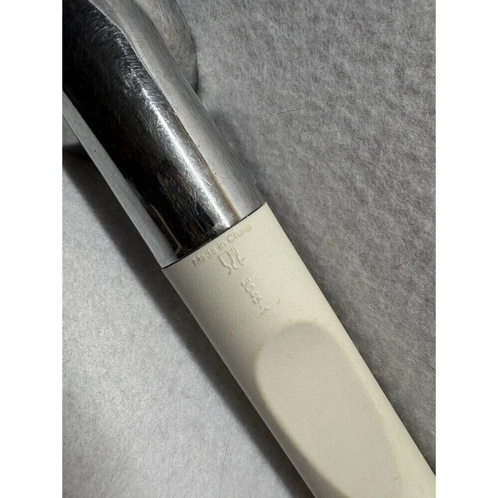 Tupperware Ice Cream Scoop 3045 White Full Size Heavy Duty Blue Tip Scooper
